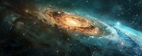 milky way in space.