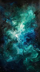 milky way in space.