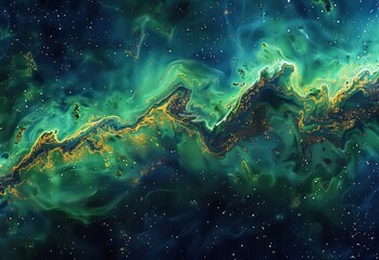 milky way in space.