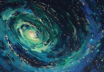 milky way in space.