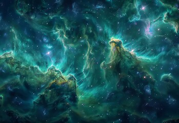 milky way in space.