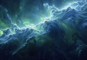 milky way in space.