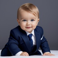 Sticker - baby boy in a suit