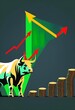bull market is coming. Bull Market Wall Street Financial Concept