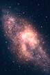 Milky Way, stars and nebula. Space dark background, night starry sky