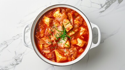 Wall Mural - Close-up of hearty stew with meat and vegetables