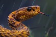 Close-up of a venomous snake