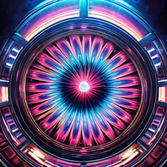 Wall Mural - Cosmic Portal: Radiant Energy Gateway to the Unknown