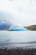 Iceberg in Grey lake in Torres del Paine national park in chilean Patagonia