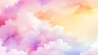 © Mariana - purple magenta pink peach coral orange yellow beige white abstract watercolor art background light pastel pale soft design template mother's day valentine birthday romantic sky colorful clouds