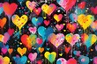 © Rawpixel.com - Heart pattern backgrounds abstract paint