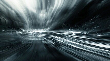 Wall Mural - an abstract black background with motion blur