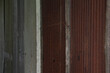 rusty corrugated iron wall texture, grunge background.