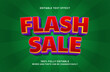 © AlzamAmani - flash sale editable text effect in discount and sale style