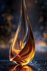 Poster - Mesmerizing Eternal Flame Encapsulates the Essence of Vitality and Refined Elegance