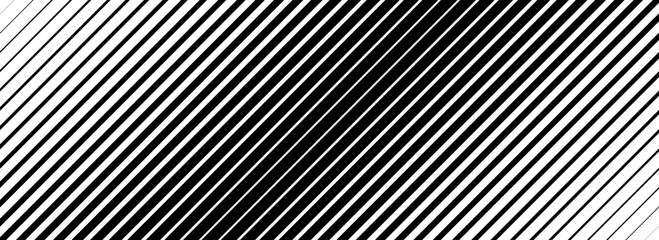 Wall Mural - oblique line halftone gradient texture. fading diagonal stripe gradation background. slanted pattern