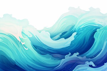  Serene Sea Wave Colors: Oceanic Tidal Wave Gradients
