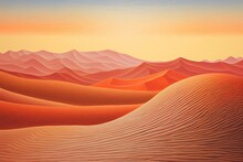 Shimmering Heatwave Gradients: Desert Mirage Collection