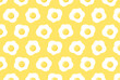 seamless pattern with fried eggs for banners, cards, flyers, social media wallpapers, etc.