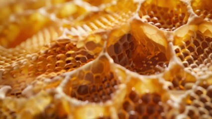 Wall Mural - Closeup image of a honey bees antenna featuring multiple segments covered with fine hairs and dotted with tiny pores. The image captures . AI generation.