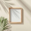 Wooden frame  wood simplicity rectangle.