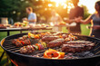 © evening_tao - Sunset Barbecue Party in the Summer