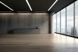 © evening_tao - Contemporary Office Space with Panoramic Cityscape