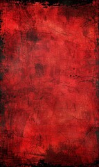 Wall Mural - Textured red and black abstract background with gritty detail.