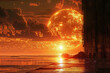 Nuclear fusion reactor at dawn the suns power harnessed on Earth