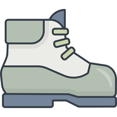 Canvas Print - Hiking Shoes Sticker