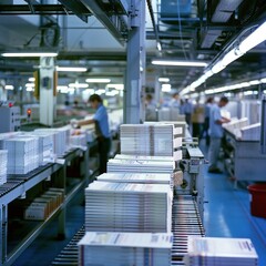 modern book printing and binding factory an industry