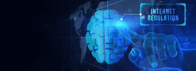 Wall Mural - regulation compliance rules law standard business technology concept. 3d illustration