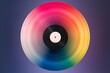 Analog Sound Spectrums: Retro Vinyl Record Gradients