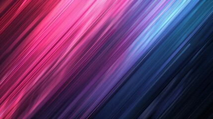 Dynamic and sleek diagonal lines in blue and pink, a vivid gradient background for modern design