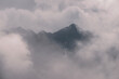 peak in clouds