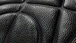 Black Basketball textured repeating pattern close-up