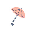 開いた傘・日傘
