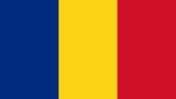 Fototapeta Dziecięca - The national flag of Rumania with the correct official colours which is a tricolour of three horizontal stripes of blue, yellow and red, stock illustration image