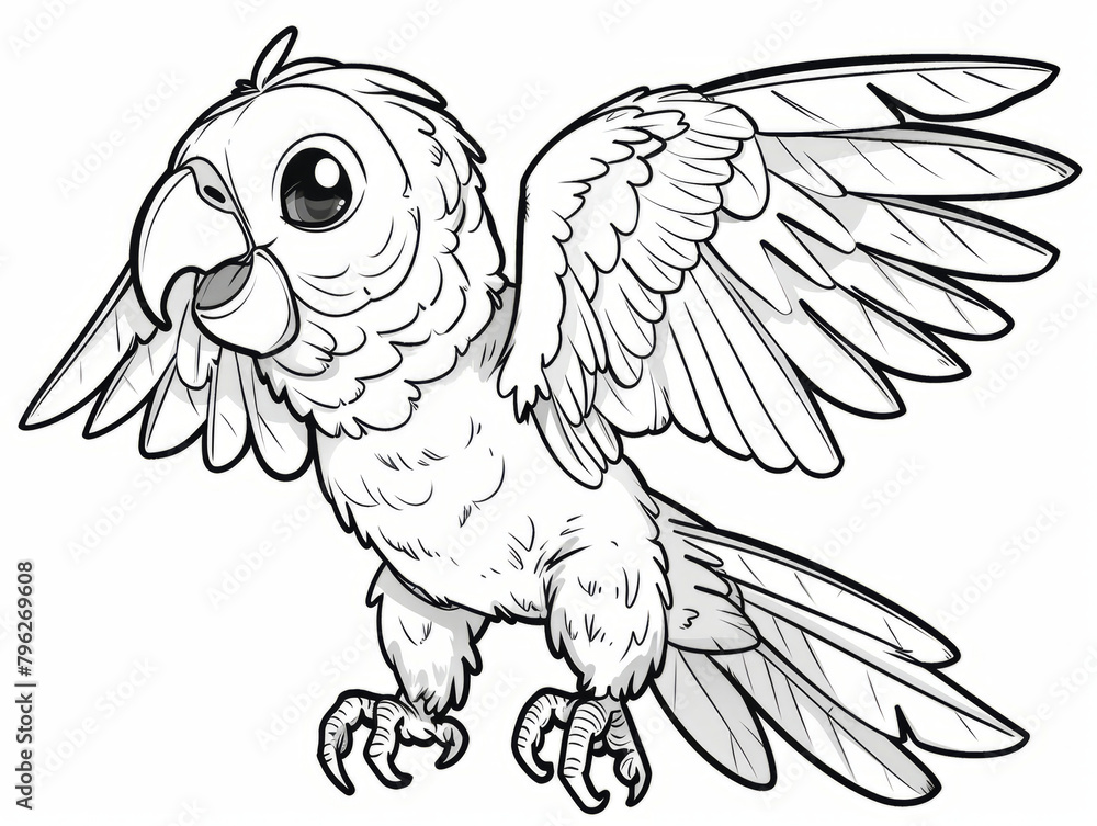 Coloring Pages for Kids, Preschoolers, Simple Coloring Book
