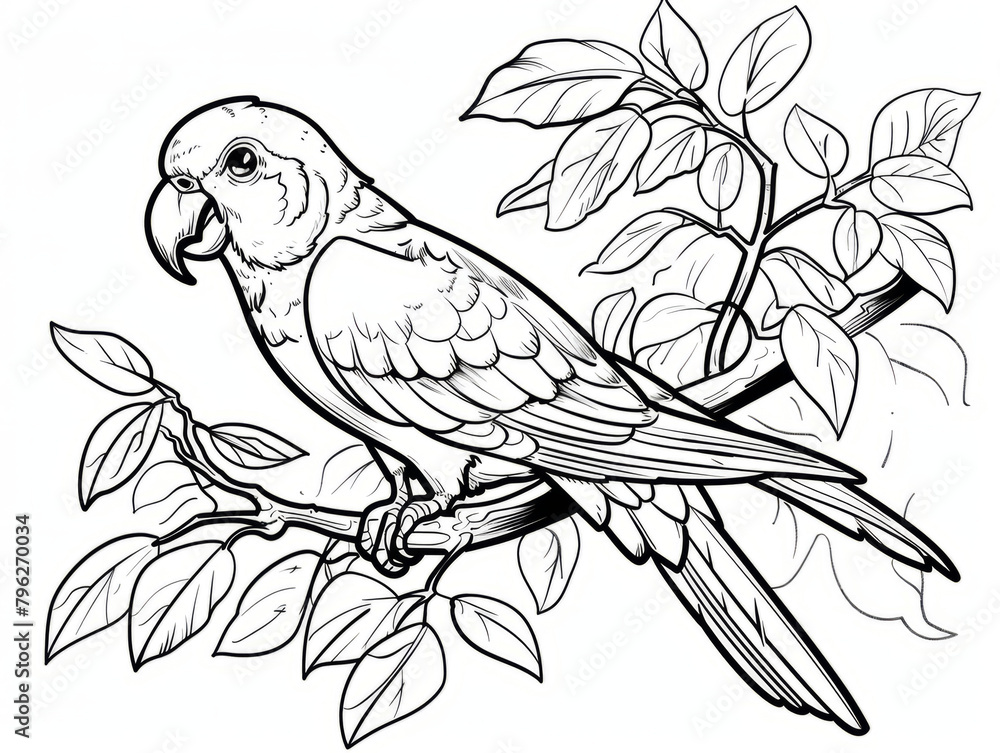 Coloring Pages for Kids, Preschoolers, Simple Coloring Book