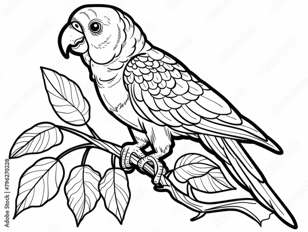 Coloring Pages for Kids, Preschoolers, Simple Coloring Book