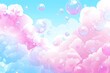 Candy-Colored Clouds and Bubbles, Sky Fantasy