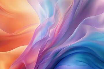 Wall Mural - Colorful abstract background Ready banner. With liquid bubble tissue effects