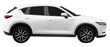 © Ratchapon - Side view white suv car