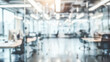 blurred industrial background of big workshop studio