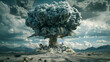 Mushroom cloud of a nuclear explosion