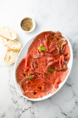 Poster - Homemade beef carpaccio