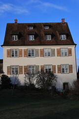 Canvas Print - Historisches Bauwerk auf der Insel Reichenau im Bodensee