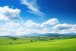 Photo of beautiful blue sky landscape panoramic outdoors
