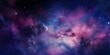 Blue and Purple Galaxy Background, Generative AI